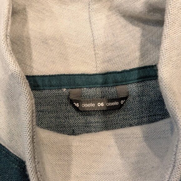 Oiselle Wazzie Wool Jacquard Mock Neck Sweater Long Sleeve 6 Women's - Picture 4 of 5